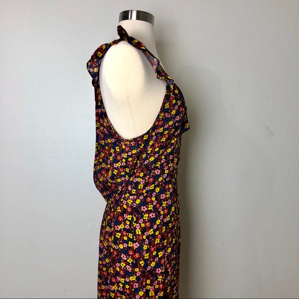 Floral Blossoms Ruffled Shift Dress - Picture 5 of 7